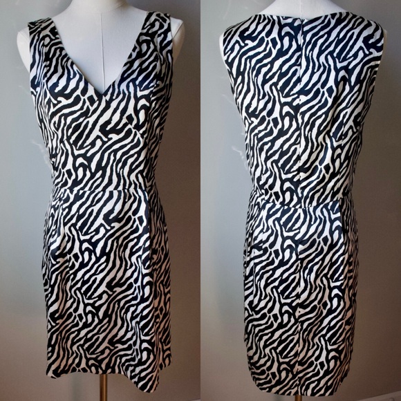 Silk Bec & Em Zebra Print Dress - Picture 2 of 7